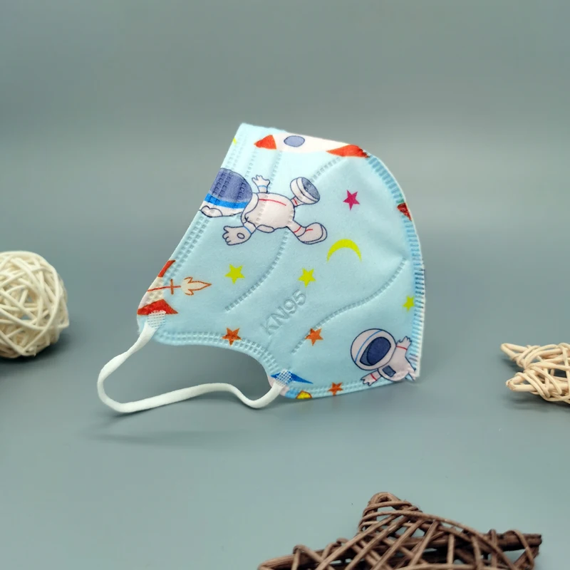 Детская маска детская Толстая 5-слойная противотуманная защитная FFP2 для рта