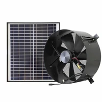 sunny vent tools dc air conditioner kit 30 watt solar panel powered 14 wall window mount hot air cooling ventilator exhaust fan