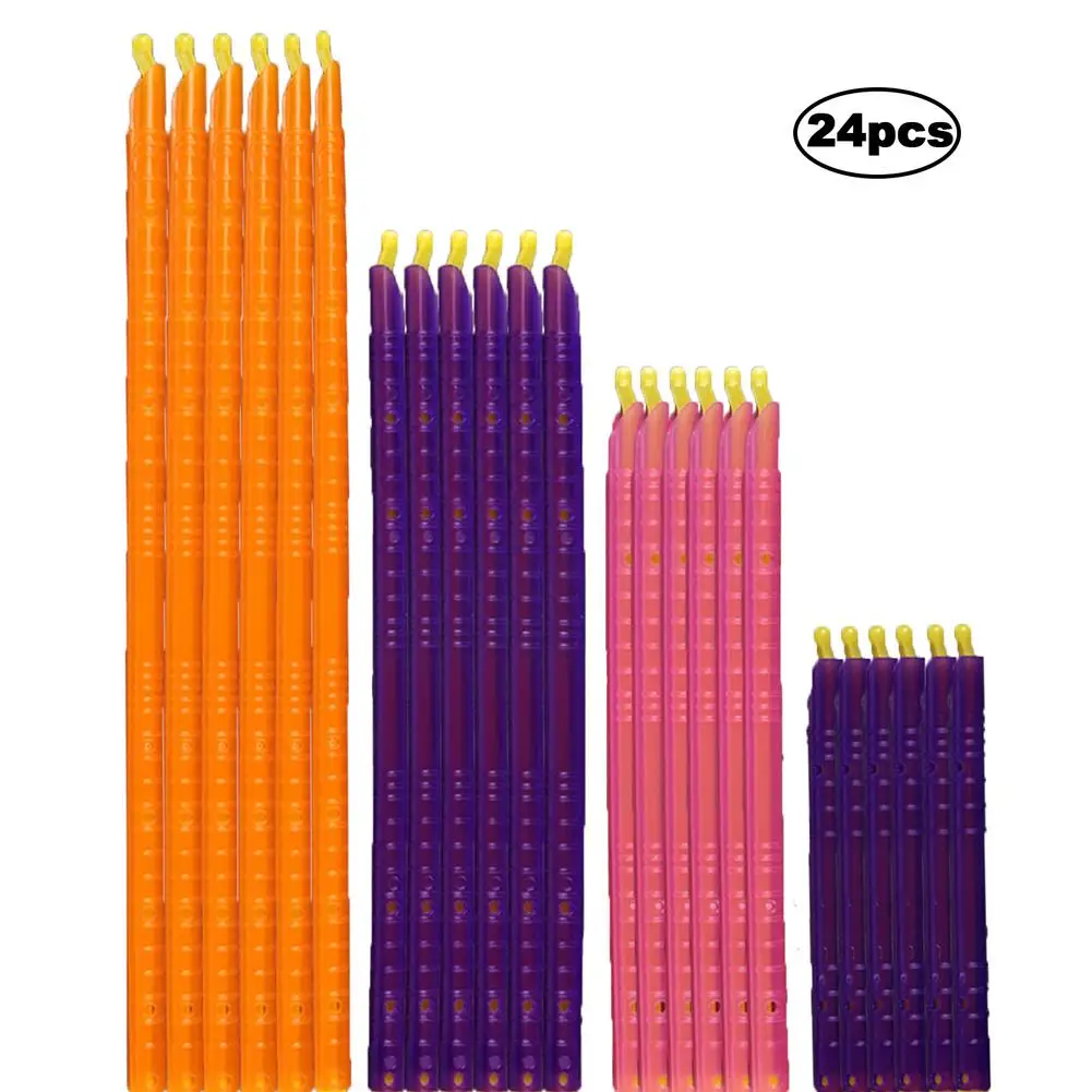 

24pcs Bag Sealer Sticks Magic Bag Sealing Sticks Chip Bag Clips Sticks Plastic Bag Sealer Slide Stick 4 Length Reusable Tools