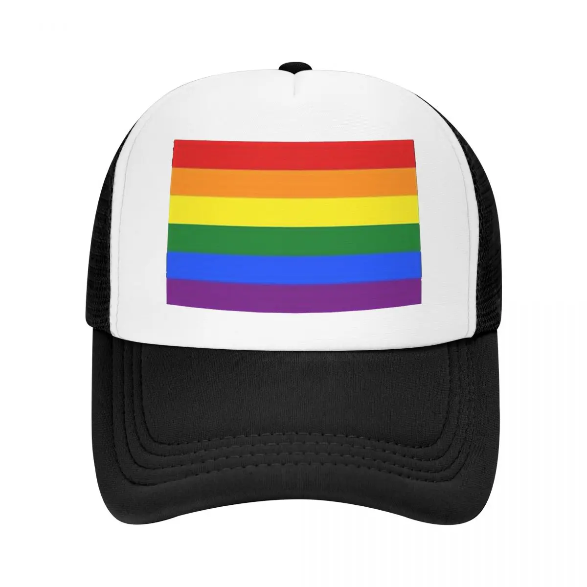 

Кепка-Бейсболка унисекс, с радужным художественным принтом