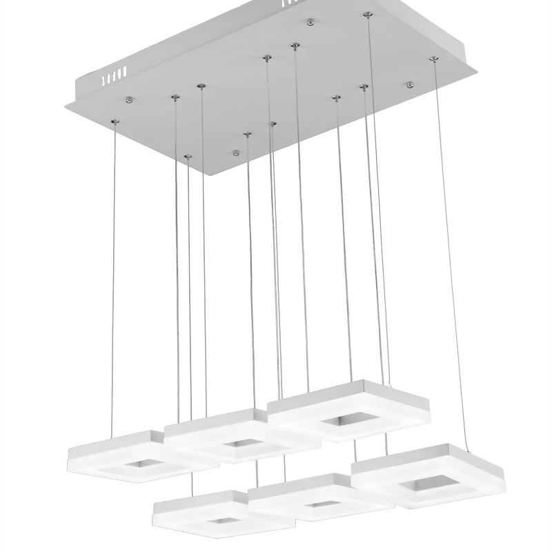 70 Вт современная светодиодная квадратная Подвесная лампа итальянский дизайн