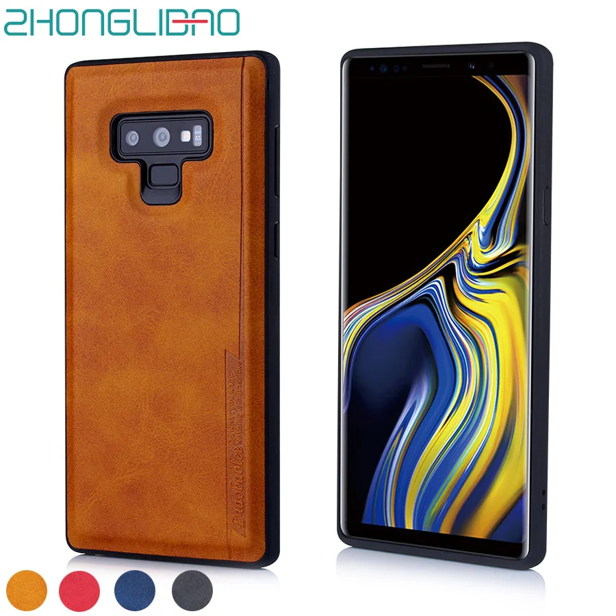 Чехол-накладка из ПУ кожи для Samsung A50 A70 A80 A90 2019 S10 S9 S8 Plus Note 10 9 8 Силиконовый ТПУ