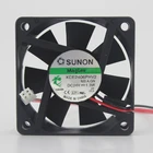 2 шт., оригинальный для Sunon KDE2406PHV2 6015 60 мм DC 24 в 1,3 Вт maglev 60x60x15 мм IPC осевые Охлаждающие вентиляторы