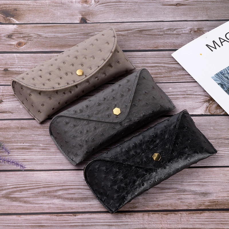 1 шт. Чехол для очков чтения из ПУ кожи | Аксессуары одежды