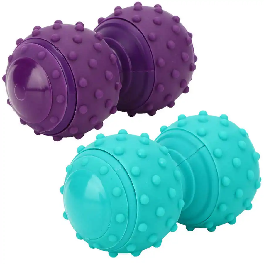 

Practical FDA Silica Gel Massage Fitness Ball Relieve Body Stress Foot Spiky Muscle Massager Ball fitness supplies