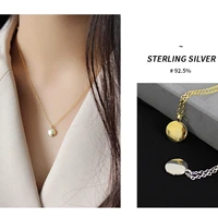 kine new arrivals 925 sterling silver flower snake bone chain punk hip hop short necklaces for women statement korea jewelry