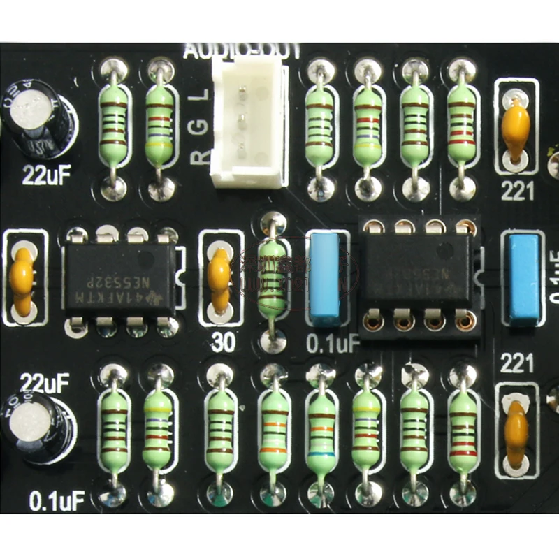 Плата предварительного усилителя LM4610 3D предусилитель для баланса звука NE5532 бас