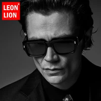 leonlion 2021 square sunglasses men luxury glasses for menwomen luxury brand eyeglasses men mirror gafas de sol para hombre