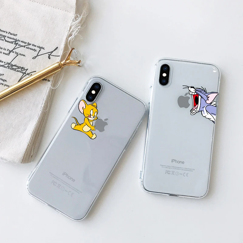 Классный образец мультяшного принта силиконовый термополиуретановый чехол для