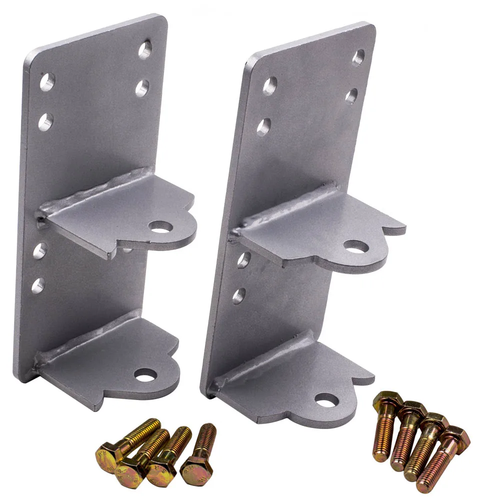 

Engine Mount Adapter Plates Mount W/ Bolts For Chevy C10 LS LSX 4.8 5.3 5.7 6.0