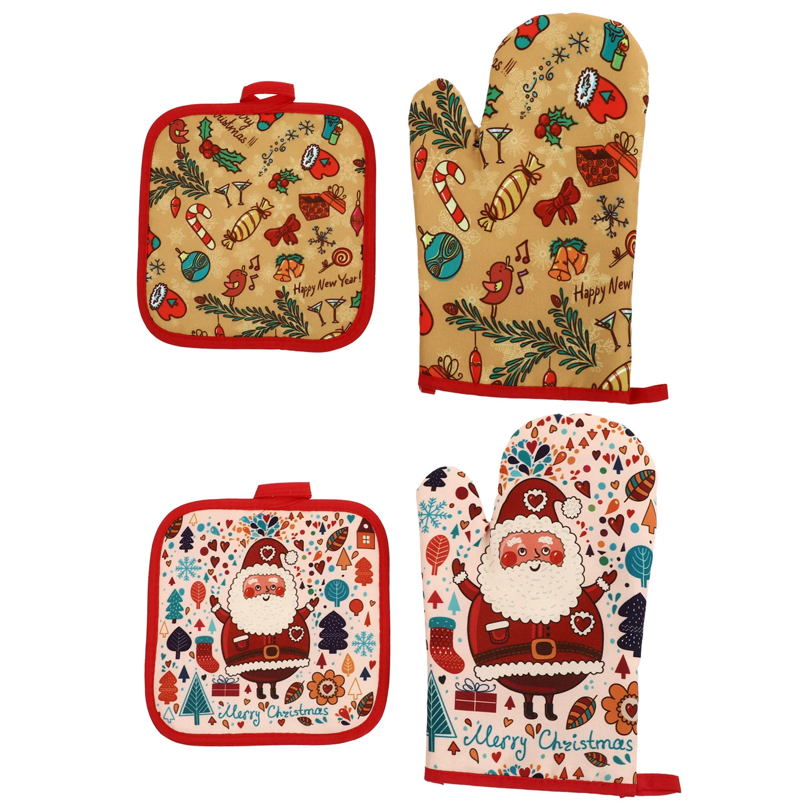 

2 Sets Baking Heat Resistant Microwave Microwave Oven Mats Cooking