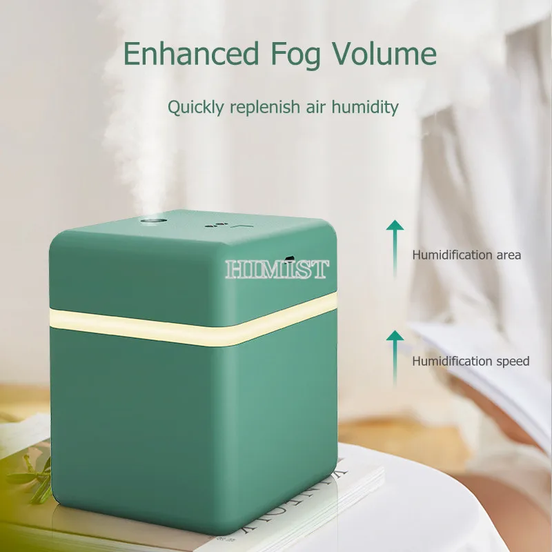 

2021 Ultrasonic Quiet Air Humidifier 600ML Aroma Essential Oil Diffuser for Home Car USB Fogger Mist Maker with LED Night Lamp