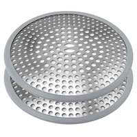 shower drain hair trap durable stainless steel and silicone hair catcher shower drain cover is easy to install clean bloc