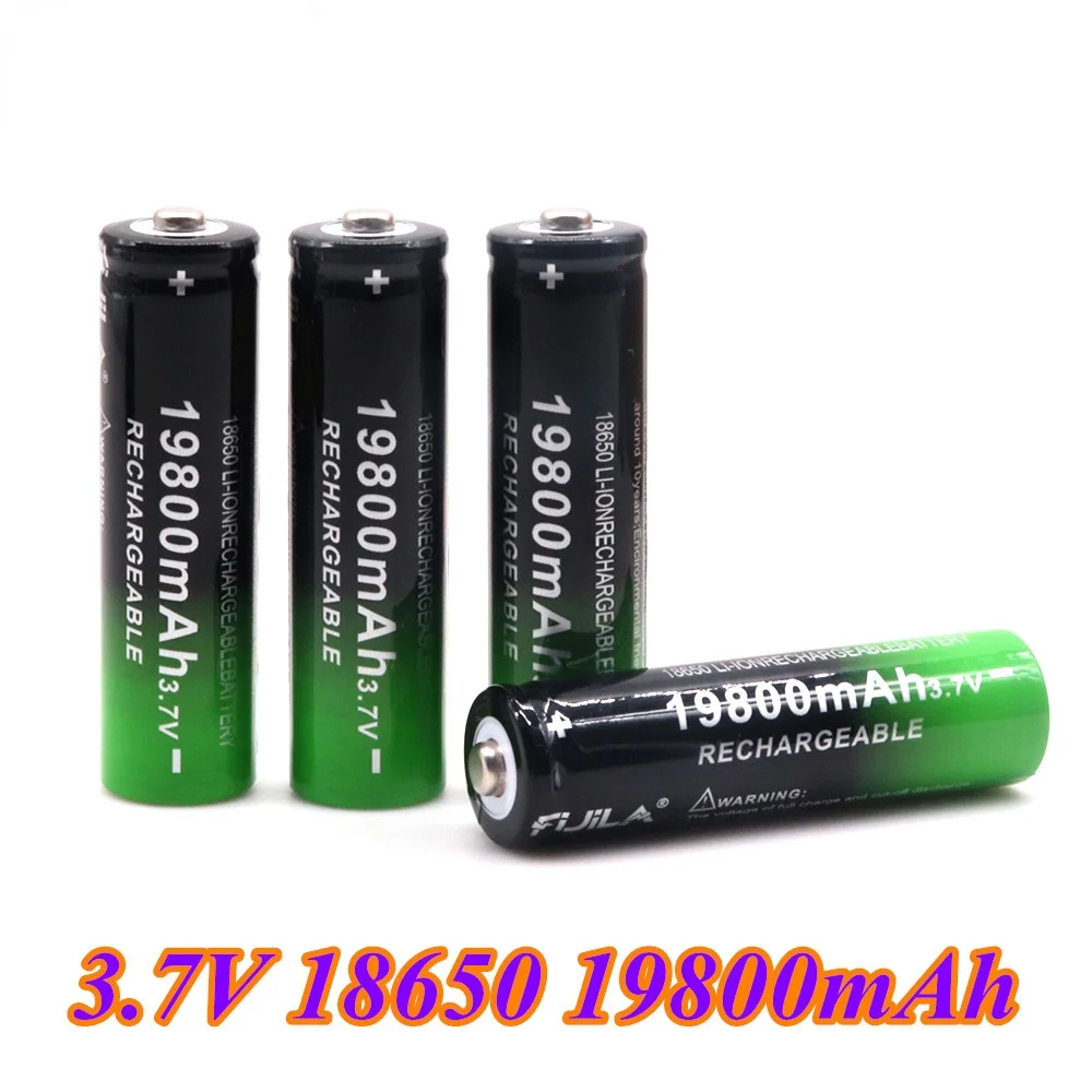 

2020 new 18650 Li-Ion battery 19800mah rechargeable battery 3.7V for LED flashlight flashlight or electronic devices batteria