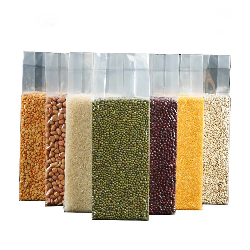 Вакуумный упаковщик пластиковый пакет для хранения риса пакеты горячего
