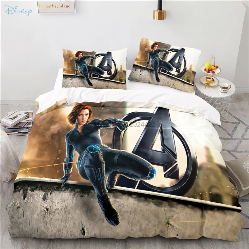 Новинка набор постельного белья с рисунком Marvel Капитан Америка Мстители Тор Халк