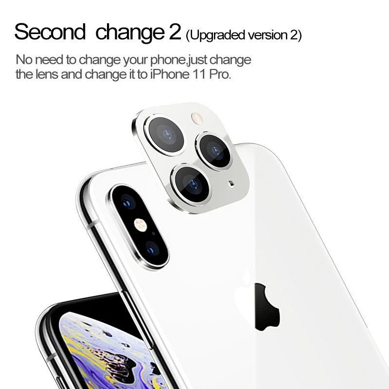Для iPhone XR X 10 XS Max сменная наклейка на рассеиватель модифицированный 11