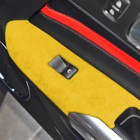 car interior decoration sticker multicolor suede windows control panel for ford mustang