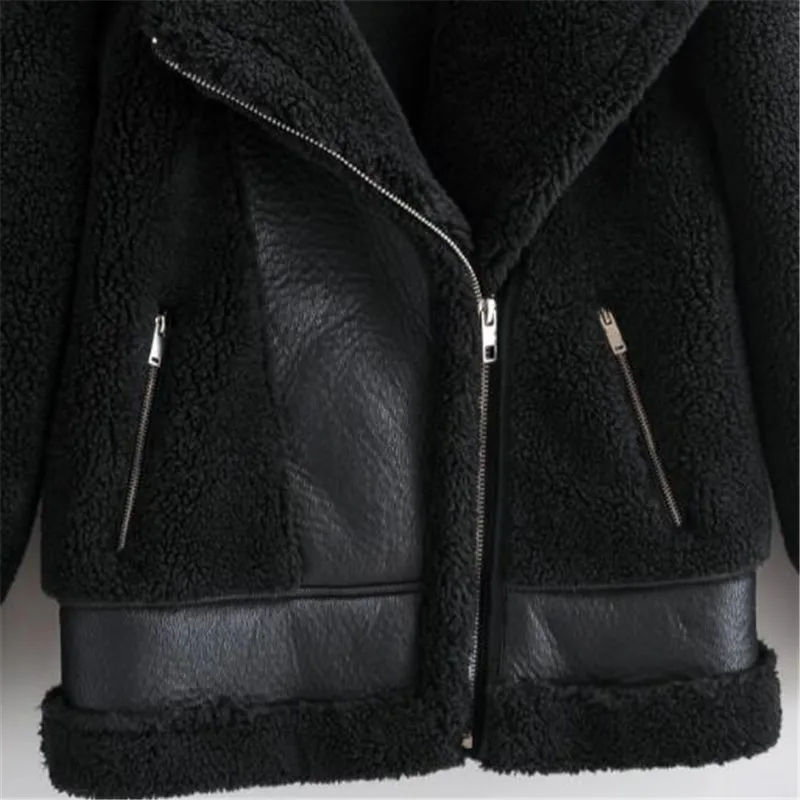 Новинка 2022 зимнее пальто Трендовое женская одежда утепленное кожаное из