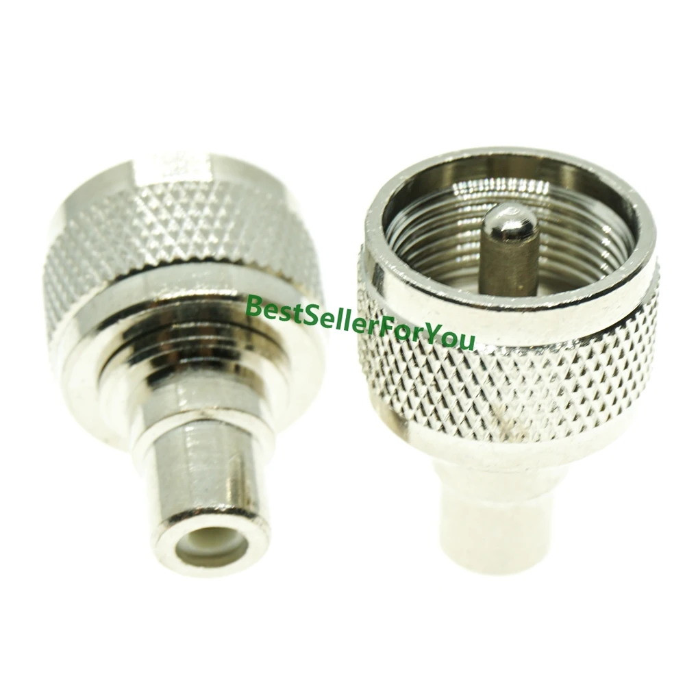

Adapter UHF Male PL259 Plug To RCA Female Straight RF Adapter Connector