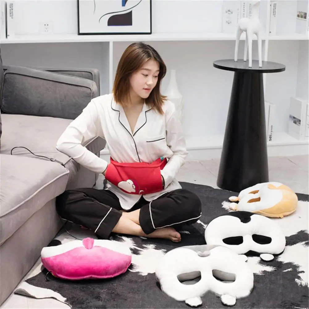 

Plush Warm Shoe Soft Foot Treasure USB Plug Zipper Removable Washable Winter Electric Heating Shoe For Parents Kids Best Gift