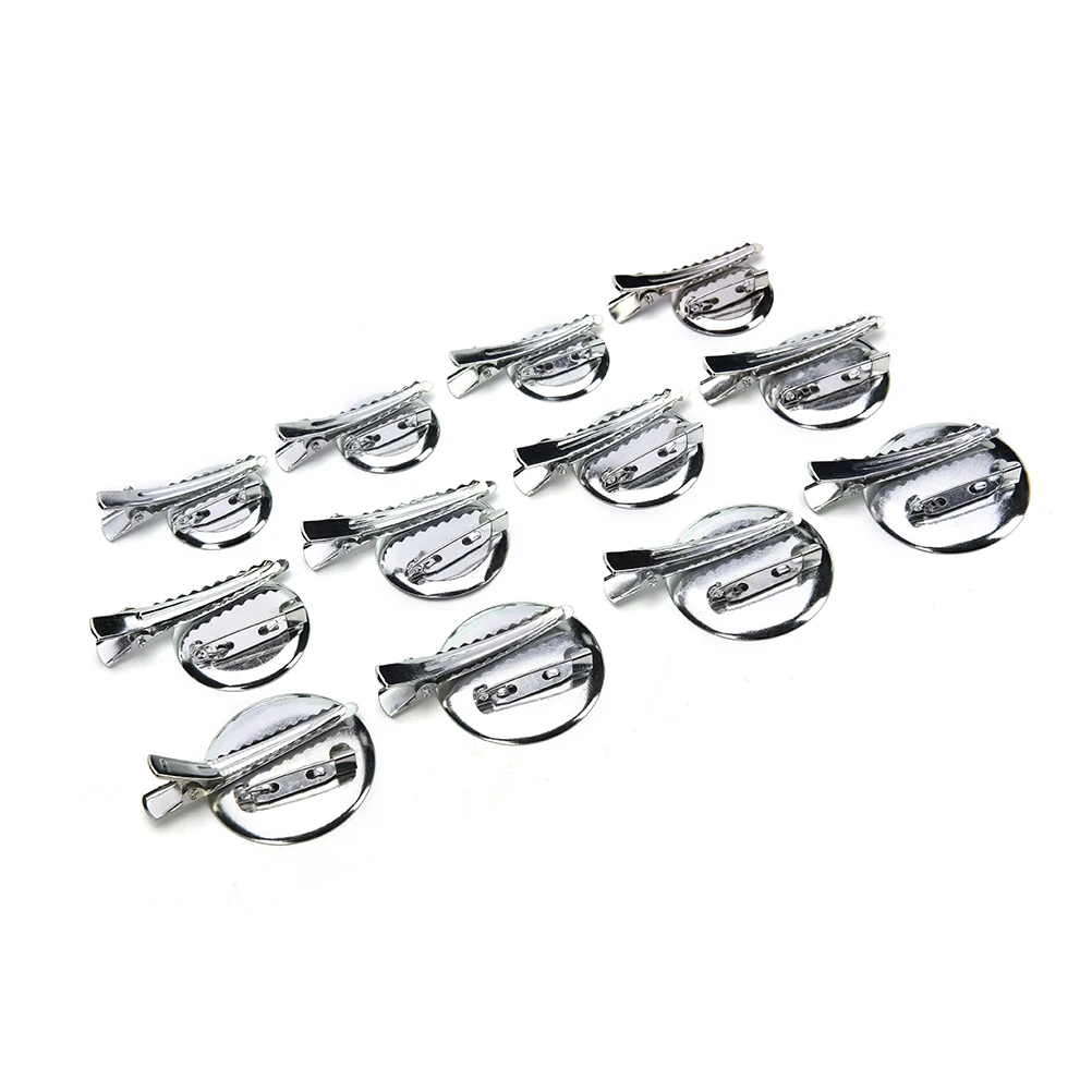 10 шт. фурнитура для поделок сделай сам двойная заколка волос шпилька компоненты