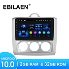 Автомобильный мультимедийный плеер для Ford Focus 2 Mk2, головное устройство с GPS-навигацией, Wi-Fi, Android 10,0, 2004-2011