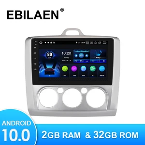 Автомобильный мультимедийный плеер для Ford Focus 2 Mk2, головное устройство с GPS-навигацией, Wi-Fi, Android 10,0, 2004-2011