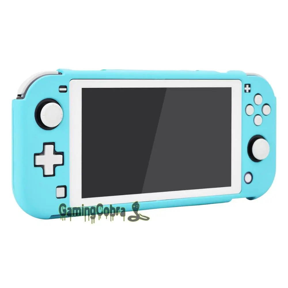 Мягкий защитный жесткий чехол PlayVital небесно-голубого цвета для NS Switch Lite-1