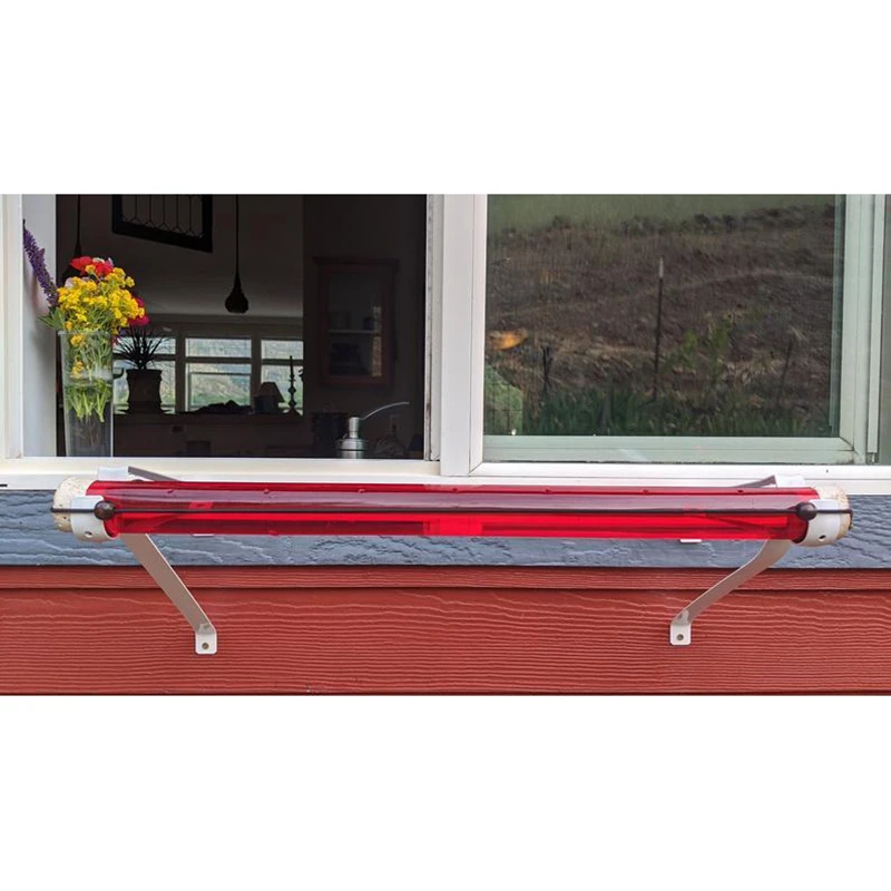 

Anna's Best Hummingbird Feeder 24oz / 48oz with Hole Birds Feeding Transparent Pipe Easy to Use L5