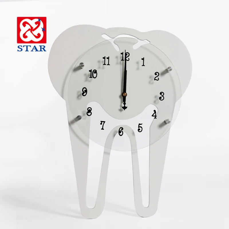 Настенные часы для стоматологической клиники деревянные офисные настенные