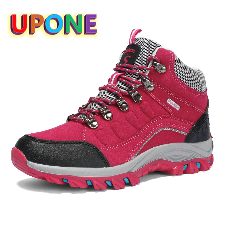 Professional Outdoor Couple Hiking Shoes Woman Trekking Snea