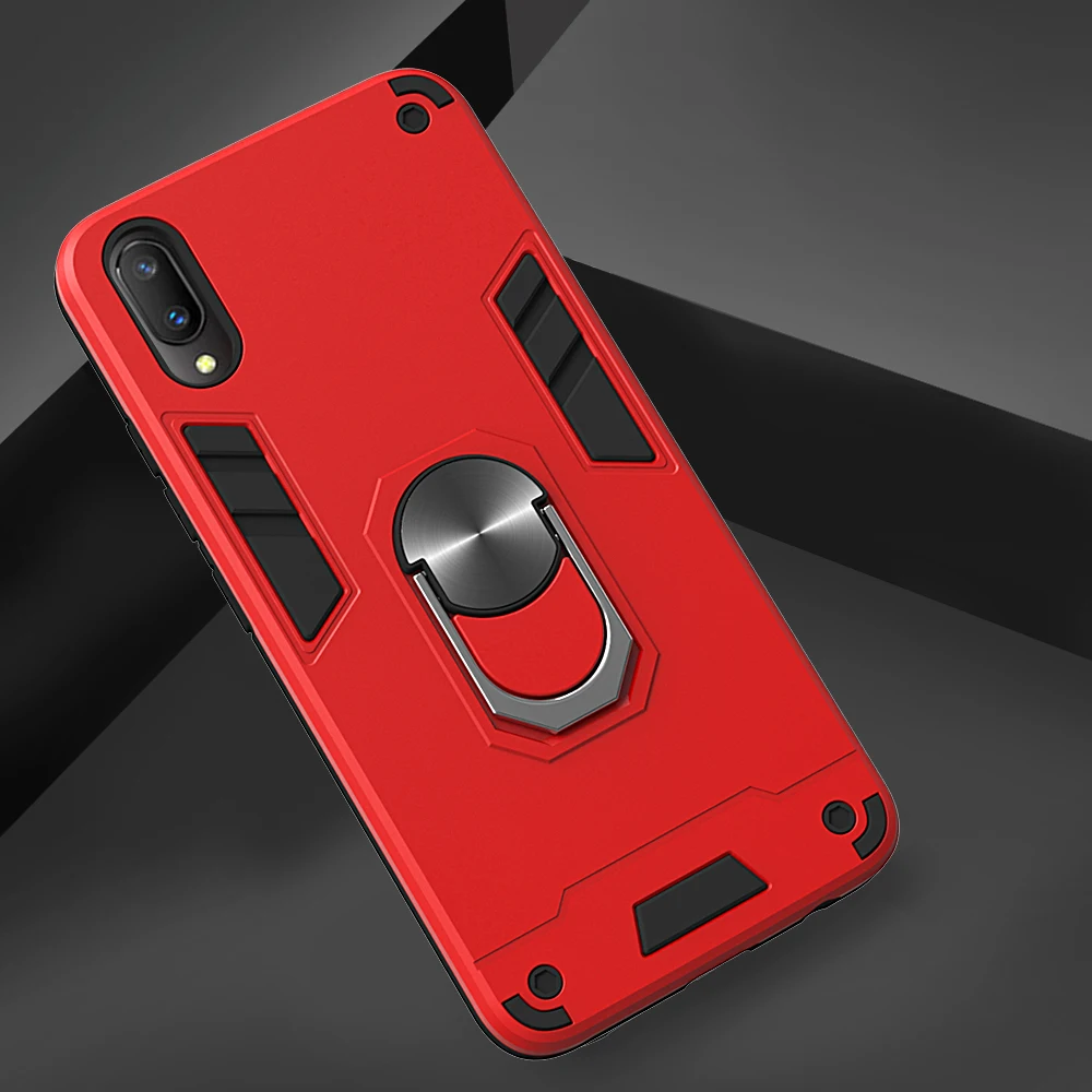 

For Cover VIVO Z5X Z1 Pro Y9S 9Y3 Y91I Y91C Y83 Y81 Y67 Y5S Y53 Y50 Y19 Y17 Y15 Y12 Y11 Armor Hard Back Silicone Bumper Case