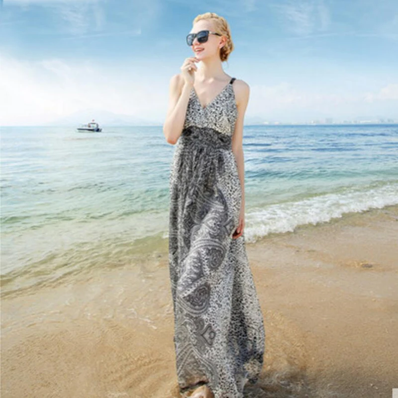 Летнее шелковое платье для женщин высокое качество элегантное v образный вырез