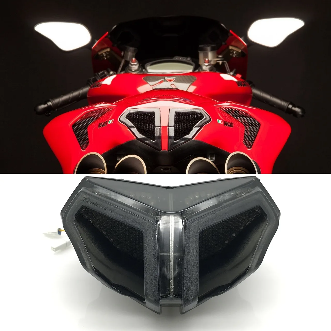 Задний светодиодный фонарь для мотоцикла DUCATI 848 2008 14 1098 1198 2007 13 стоп сигнал