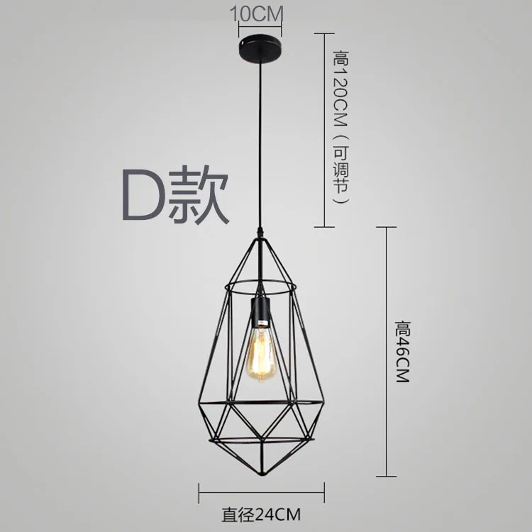 

vintage iron 3 black iron pipe color cord light living room decoration lamparas de techo ventilador de techo