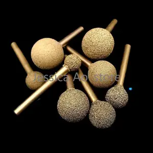 Электрическая шлифовальная насадка Dremel, абразивный шлифовальный круг 12-25 мм с алмазным наконечником для резки нефрита, мрамора, пилинга