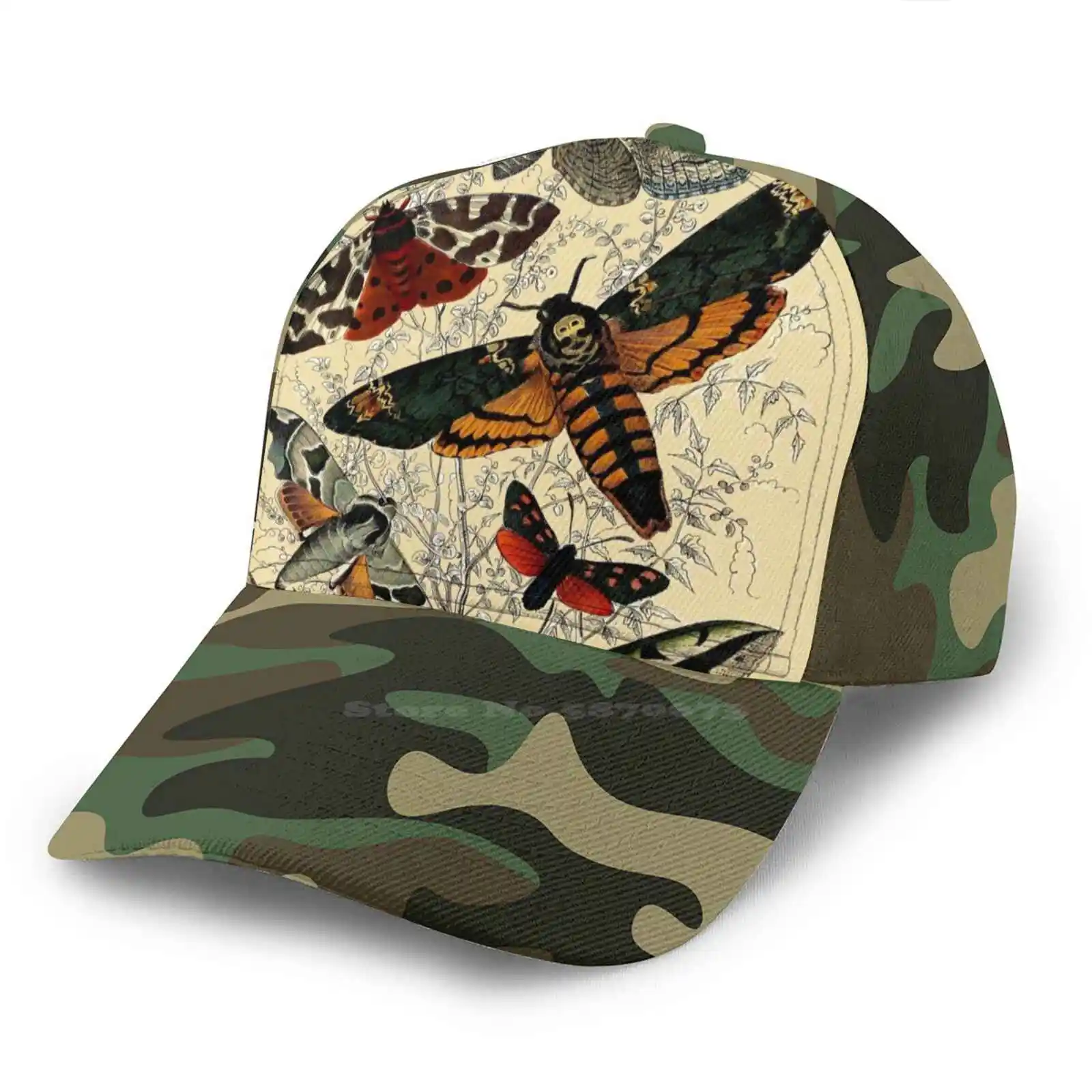 Иллюстрация насекомых Иан мотылька бейсболка для папы мамы подарок друга