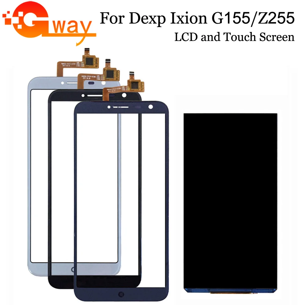 5 &quotдля Dexp Ixion G155 ЖК-дисплей + сенсорный экран дигитайзер для Z255 LCD стеклянная