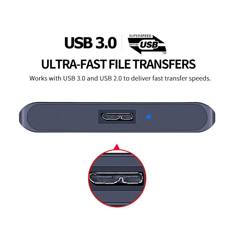 KPAN disco duro externo 2tb USB 3.0 High Speed Transmission External Hard Disk for PS4 PS4 Slim Desktop laptop xbox one xbox 360