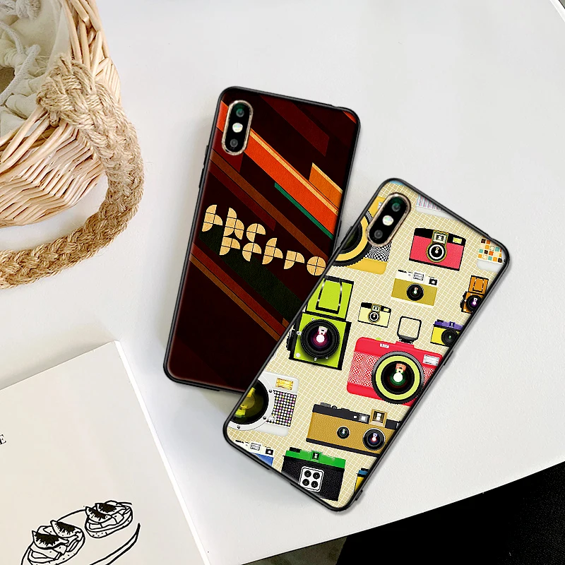 Для Xiaomi Redmi 7 Note 4X 5A 16G 32G GO 7A K20 pro 6 5 8 Pro роскошный черный чехол для телефона в стиле