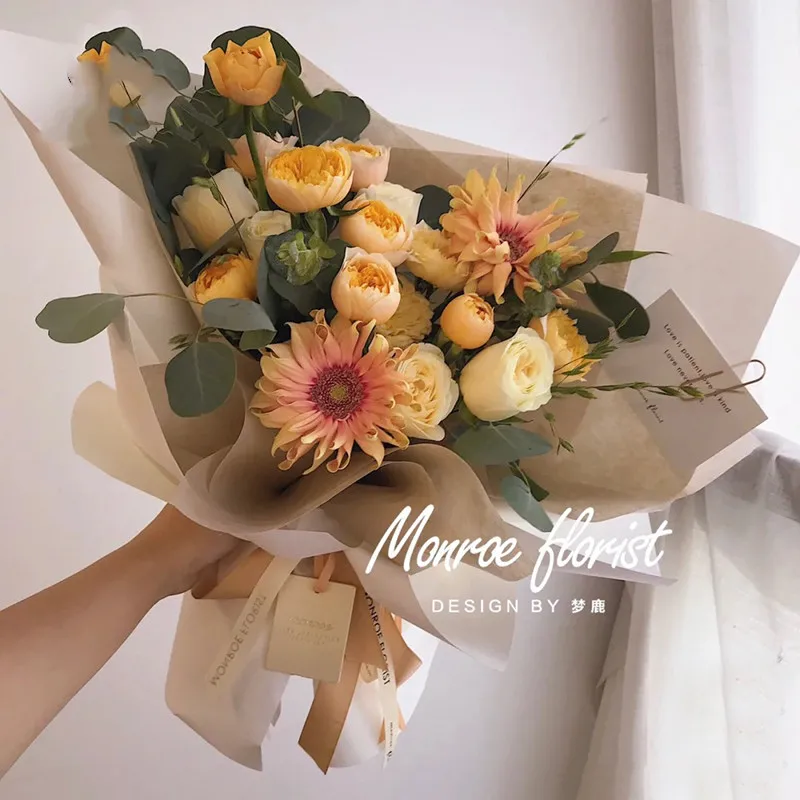 20 шт. однотонная водостойкая цветочная упаковка | Дом и сад