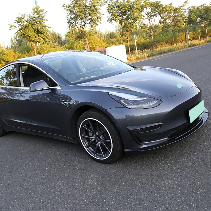Комплект переднего бампера из АБС-материала для корпуса модель Tesla 3 седан