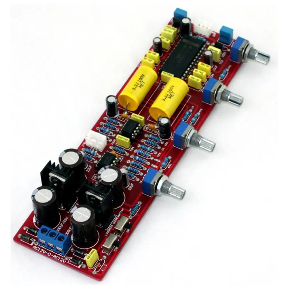 

LM4610N+NE5532 41000UF Power Amplifier Tone Board