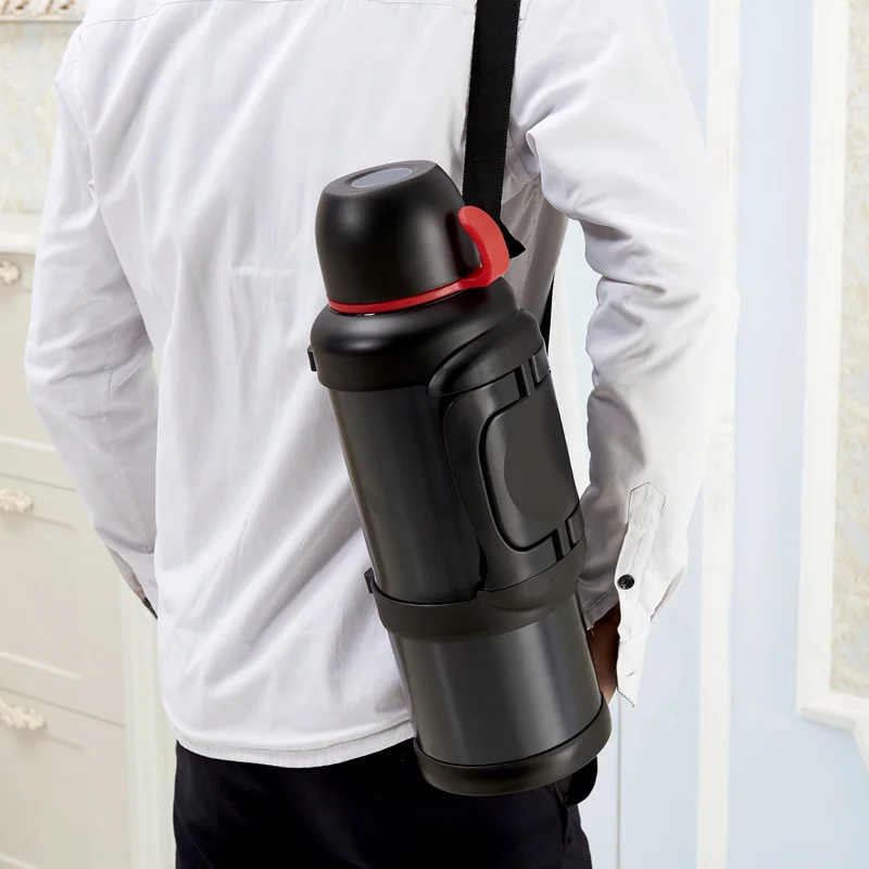 

Thermos Pot Outdoor Large Capacity Stainless Steel Thermos Mug Male Car Travel Pot Household Large Thermos 2L-4L Thermos Bottle