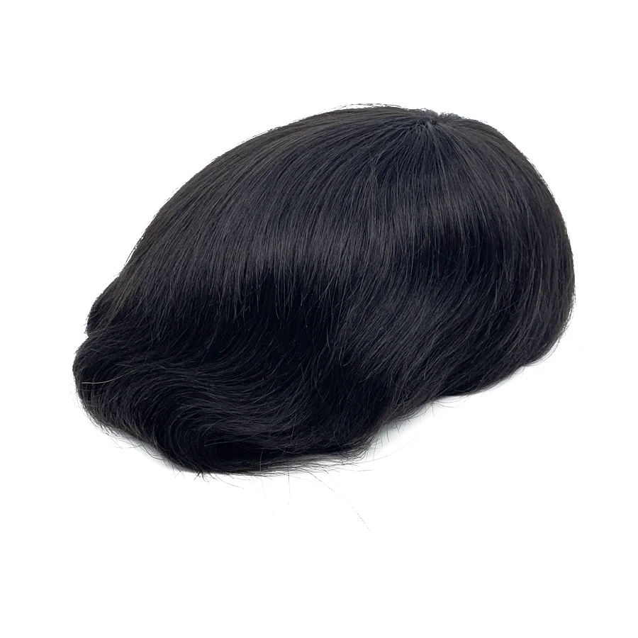 В наличии мужской парик для волос Bio Hair отбеленный с узлом и кружевной передней