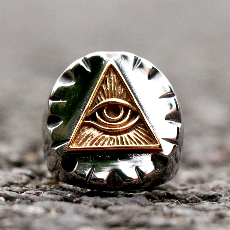 Модные масонские кольца для мужчин тяжелый металл в стиле панк хип хоп из