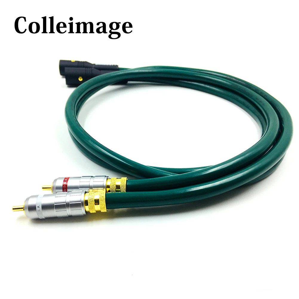 Colleimage пара Hifi FURUTECH OCC аудио кабель двойной RCA штекер XLR Женский 2 на | Электроника