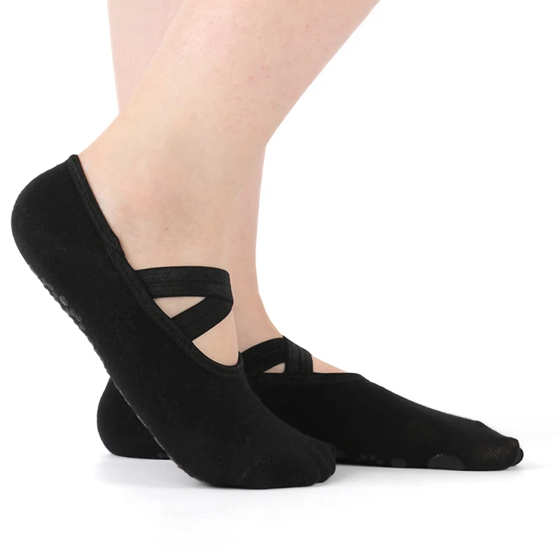 1 пара женские носки для йоги низкие силиконовые Нескользящие Пилатес фитнес