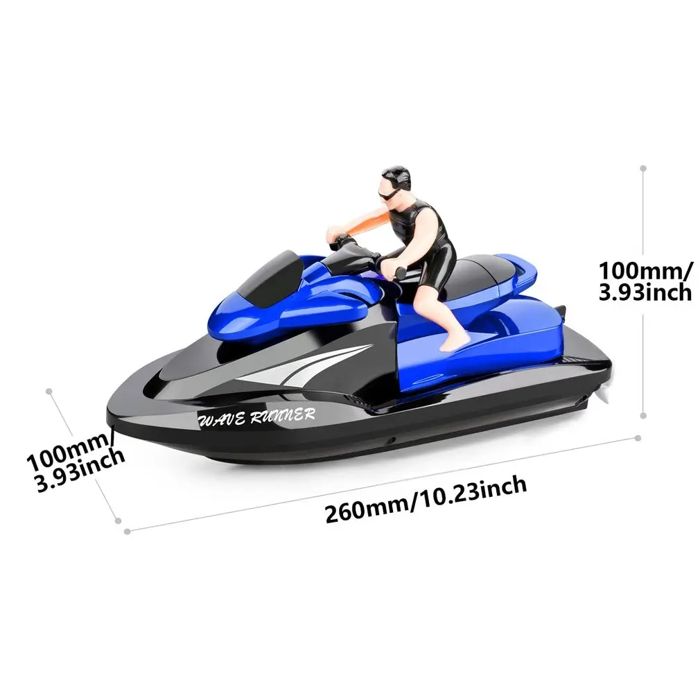 

809 2.4G Remote Control Motorboat Water Speedboat Yacht Airship RC Boat Waterproof Electric Children's Toy Boat